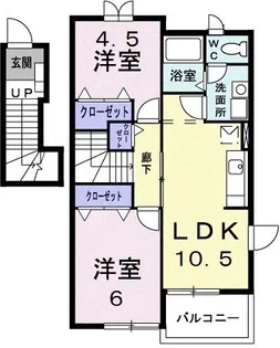 INFINITE II【2階】の間取り