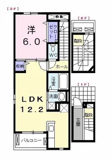 ヴァルト【3階】の間取り
