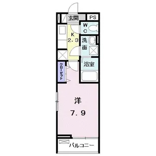 コンフォーティア富谷【2階】の間取り