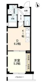 ソレアード四ツ谷【3階】の間取り