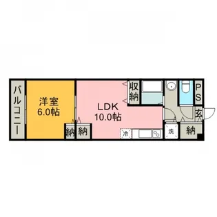 エルマーナ新宿【3階】の間取り