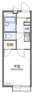 レオパレス東片山【2階】の間取り