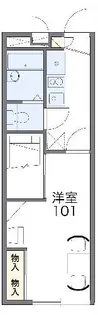 レオパレスPicoro【1階】の間取り
