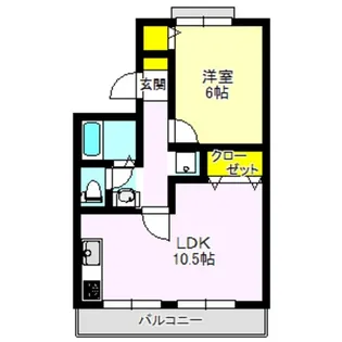 吉井レジデンス【3階】の間取り