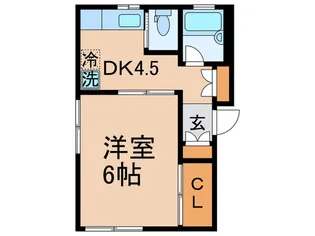 原町コーヨーハイツ【1階】の間取り