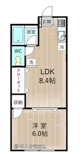 ノーティア【1階】の間取り