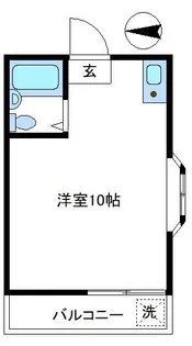 東通マンション鷺宮【2階】の間取り