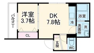 エスポワール前原西【2階】の間取り