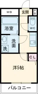スカイウイング四つ木【2階】の間取り