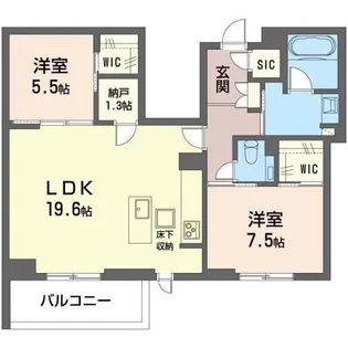 ルクセント【2階】の間取り