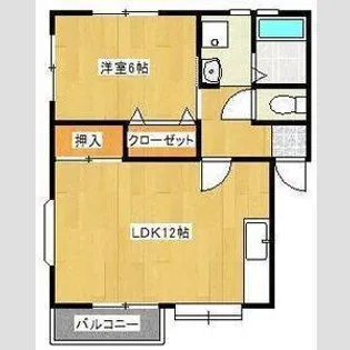 ローズマロウ【1階】の間取り