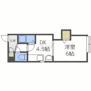 札幌いずみハイツ【2階】の間取り