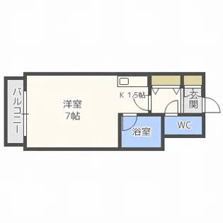 ジョイフル札幌【5階】の間取り