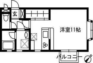 スウィートヒル【1階】の間取り