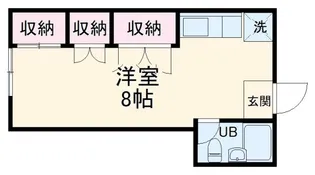 サンハイツ【2階】の間取り