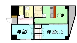ファミールヤマサキ【4階】の間取り