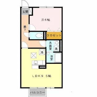 クレールヒルズ【2階】の間取り