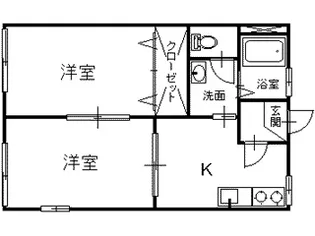 フレグランスモア【1階】の間取り