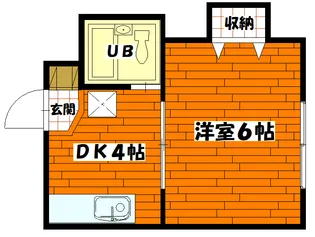 広島県広島市中区千田町2【マンション】の間取り