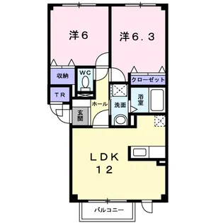 ソフィアII【2階】の間取り