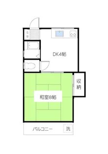コーポ荻内II【1階】の間取り