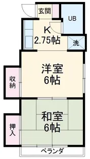 シティ元町【2階】の間取り