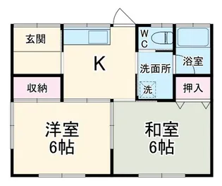 静岡県袋井市村松【一戸建】の間取り