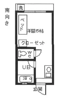 リセC1K【1階】の間取り