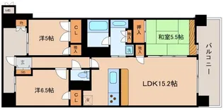 大津京ステーションプレイス【12階】の間取り