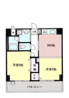 NARUTO bay【3階】の間取り