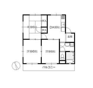 サコマンション【1階】の間取り