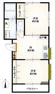 アフロディテ【2階】の間取り