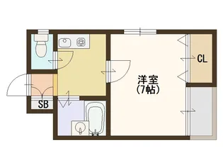 大阪府大阪市西成区千本南1【マンション】の間取り