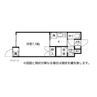 サンライズ呉羽茶屋町【1階】の間取り