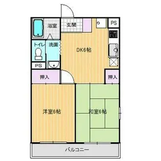 グリーンハイツ【3階】の間取り