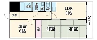 しのはらハイツ【3階】の間取り