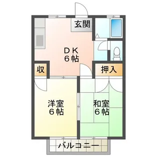 パナシティ杉の本【2階】の間取り