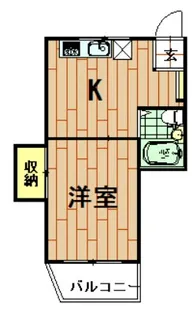 神奈川県川崎市中原区木月4【マンション】の間取り
