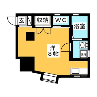 キャナルKasuga CityA【1階】の間取り