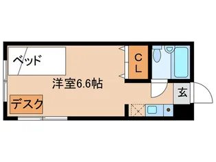 エルスタンザ世田谷千歳【4階】の間取り
