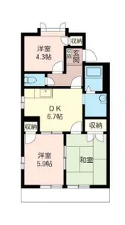 パークヒルズ【2階】の間取り