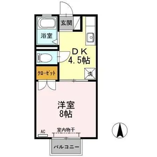 アネックスSHIMA【2階】の間取り