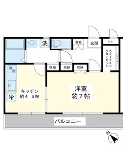 ペアハウス浦安【2階】の間取り