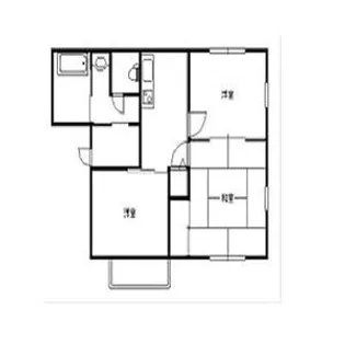 グリムハウス B棟【2階】の間取り