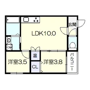 I maison Rhodon【3階】の間取り