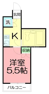 ワコーレエレガンス秦野【1階】の間取り