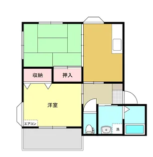 2DKの間取り画像