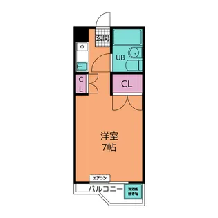 ファミール富士【1階】の間取り