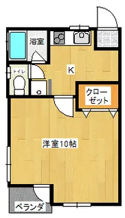 アサヒコーポ【2階】の間取り
