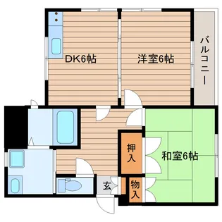 アイックス将監【1階】の間取り